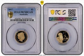 2017 $2 PR70DCAM