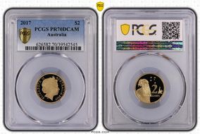 2017 $2 PR70DCAM