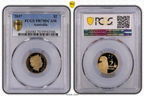 2017 $2 PR70DCAM
