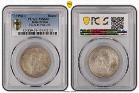 1919(C) Rupee SW-8.45 Prid-215 MS64+
