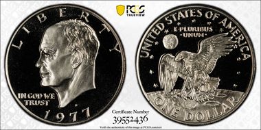 1977-S $1 PR69DCAM
