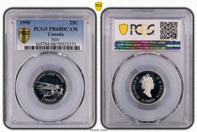 1999 25C Nov PR68DCAM