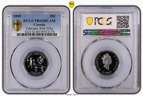 1999 25C February KM-343a PR69DCAM