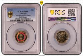 2018 $2 Commonwealth Games Gold Coast MS66