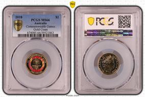 2018 $2 Commonwealth Games Gold Coast MS66