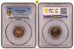 2019 $2 100 Years of Repatriation Colorized MS64