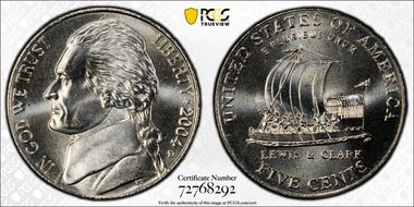 2004-D 5C Keel Boat MS67