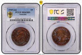 1949 (m) 1D MS63BN