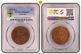 1915 (L) 1D MS64BN
