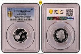 2019 $1 W- Weet-Bix Ag Great Aussie Coin Hunt PR68DCAM