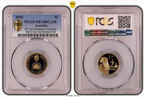 2016 $2 50 Yrs Decimal Currency PR70DCAM