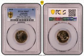 2018 $2 4th Portrait MS67