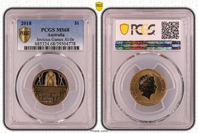 2018 $1 Invictus Games Al-Br MS68