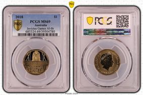 2018 $1 Invictus Games Al-Br MS69
