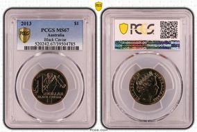 2013 $1 Black Caviar MS67