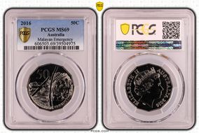 2016 50C Malayan Emergency MS69