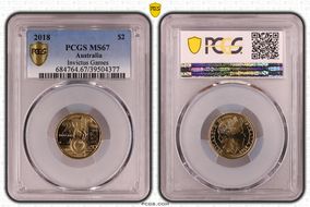 2018 $2 Invictus Games MS67