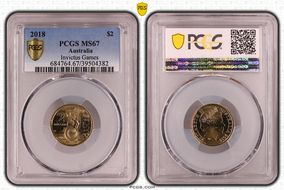 2018 $2 Invictus Games MS67