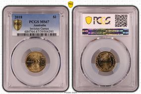 2018 $2 Invictus Games MS67