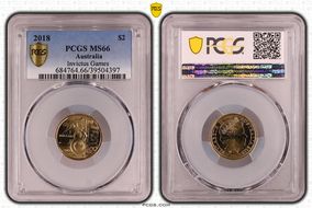 2018 $2 Invictus Games MS66