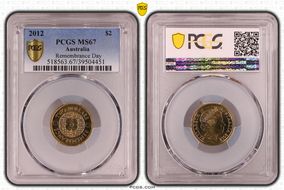 2012 $2 Remembrance Day MS67