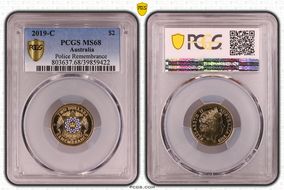 2019-C $2 Police Remembrance Colorized MS68