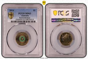 2014 $2 Remembrance - Colorized MS63