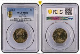 2019-A $1 Privy Mark MS65