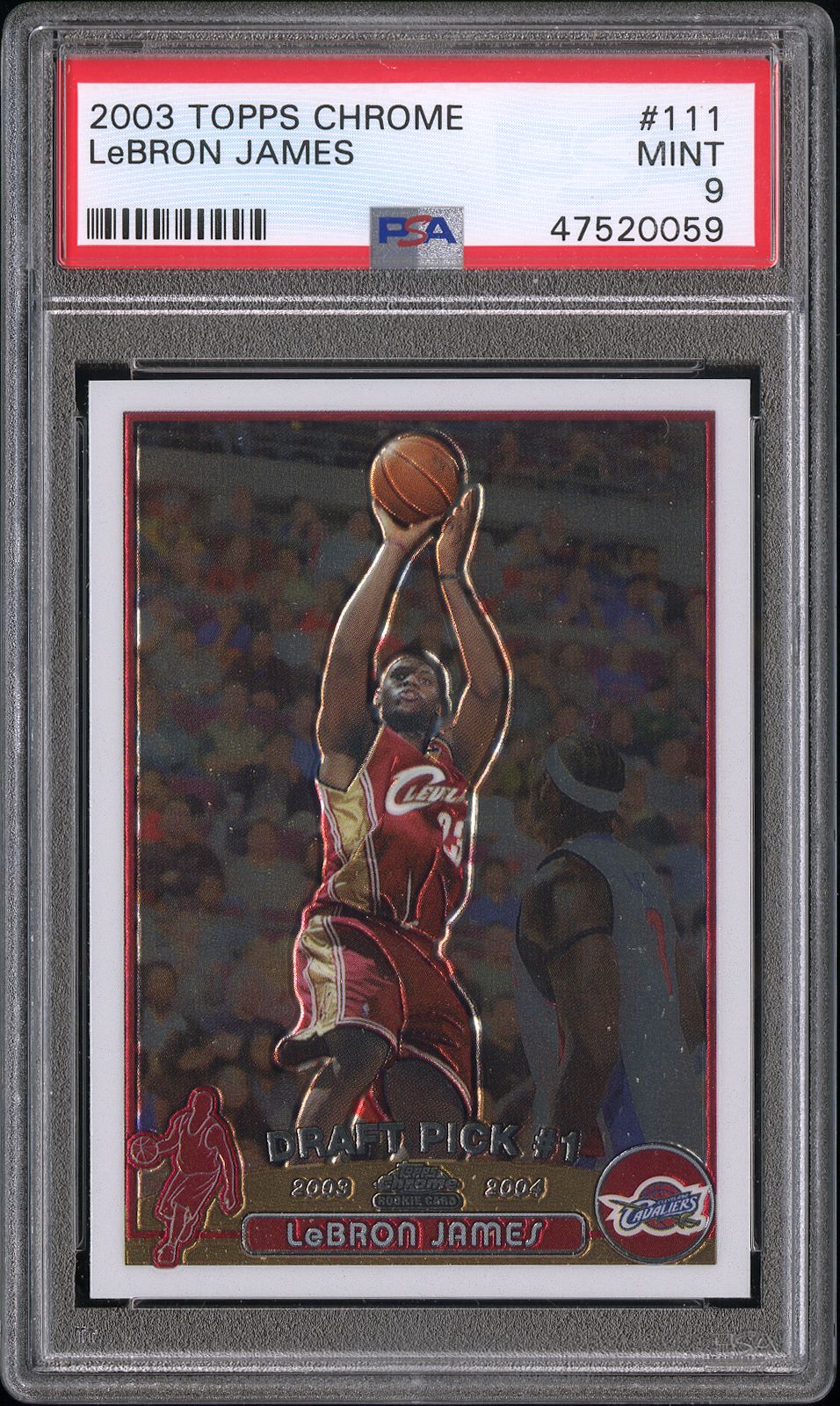 2003 Topps TOPPS CHROME #111 Lebron James front