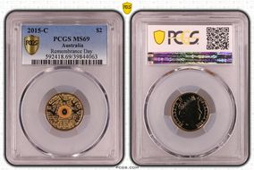 2015-C $2 Remembrance Day In Flanders Fields Colorized MS69