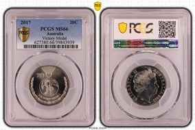 2017 20C Victory Medal MS66