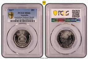 2017 20C Australian Defence Medal MS66