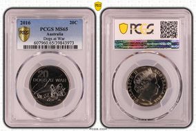 2016 20C Dogs at War MS65