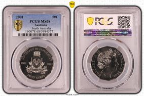 2001 50C South Australia MS68