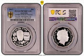 2017 50C MABO Pride & Passion Yes for Aboriginals Ag PR70DCAM