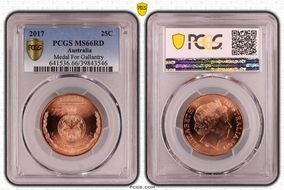 2017 25C Medal For Gallantry MS66RD