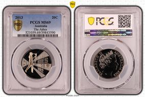 2013 20C The Ashes MS69