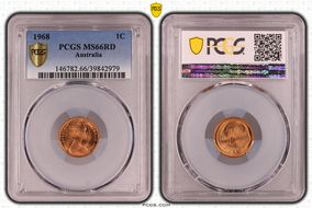 1968 1C MS66RD