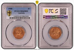 1968 2C MS65RD