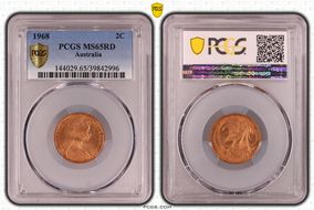 1968 2C MS65RD