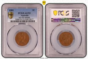 1981 2C w/o SD initials AU53BN