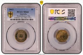 2012 $2 Remembrance Day MS66