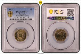 2012 $2 Remembrance Day MS67