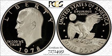 1978-S $1 PR69DCAM