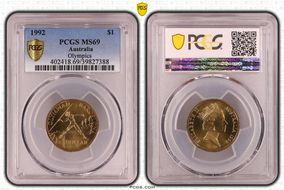 1992 $1 Olympics MS69