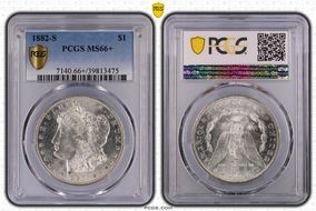 1882-S $1 MS66+