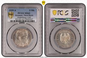 1935-A 5 Mk Hindenburg J-360 MS62