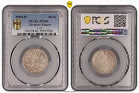 1909-D Mark J-17 MS64