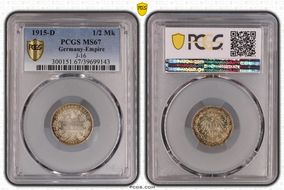 1915-D 1/2 Mk J-16 MS67
