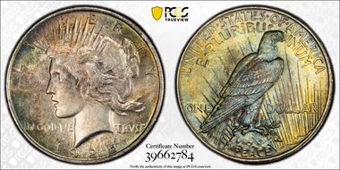 1925 $1 AU58+
